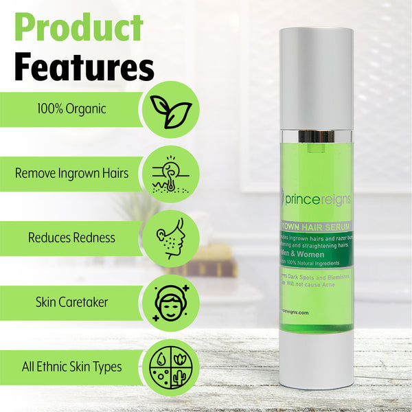 Princereigns Original Ingrown Hair Removal Serum for Bumps Treatment - PRINCEREIGNS SKINCARE